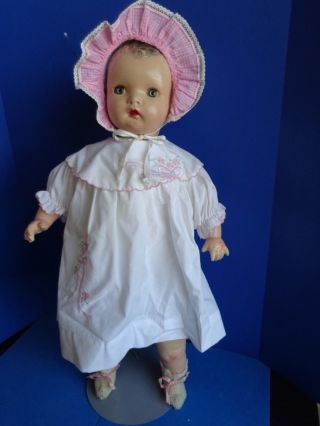 Vintage 26 " Composition Baby Doll - Unmarked
