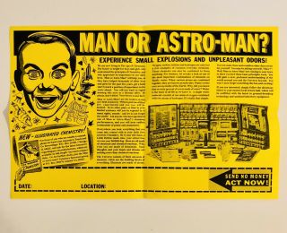 Man Or Astro - Man? 90s Tour Promo Poster Touch And Go Astroman