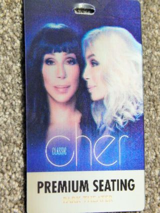Classic Cher At Park Theater Vegas Oct 2018 Orig 3 - D Lenticular Credential