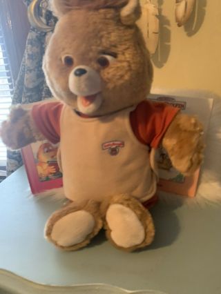 Vintage Teddy Ruxpin With 