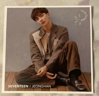 Seventeen Jeonghan Fallin Flower Entry Card Photocard