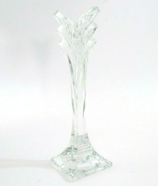 MIKASA Crystal Glass Art DECO Candle Holder 9 