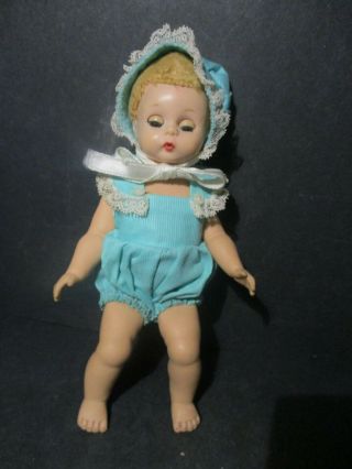 Vintage Madame Alexander Little Genius Wendy Kin In Blue Play Outfit S730 Pd