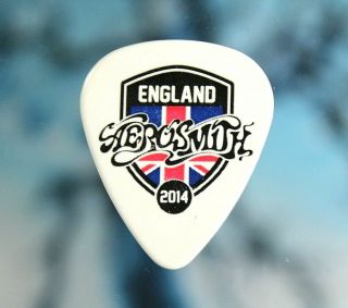Aerosmith // Joe Perry 2014 England Tour Guitar Pick // Union Jack Flag