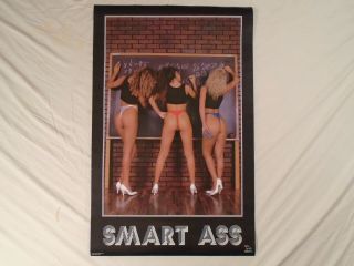 Smart Ass Poster Sexy Thong Butt Girls Pinup