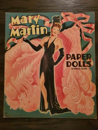Paper Dolls Vintage,  Mary Martin,  Authorized Edition,  1944 By Saalfield