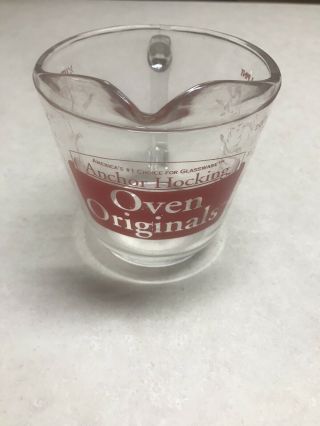 Ovenproof Oven Basics 2 Cup 16 Oz 1 Pint 1/2 Liter Measuring Cup