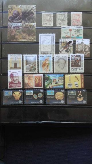 Peru : Modern - Mnh Stamps - Lot 3