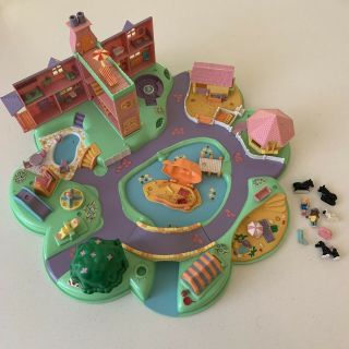 Vintage Polly Pocket 1991 Dream World Playset Bluebird Toys With Figures