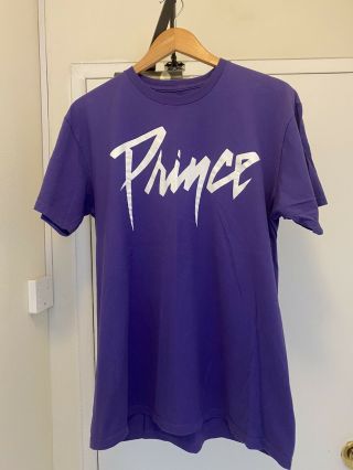 Prince Purple Rain T - Shirt Size L Large Logo Tshirt Vintage