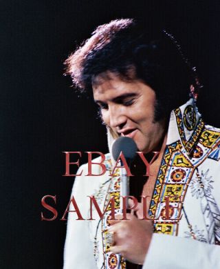 Elvis Presley 8x10 Concert Photo Huntsville,  Al May 31,  1975 Matinee 3