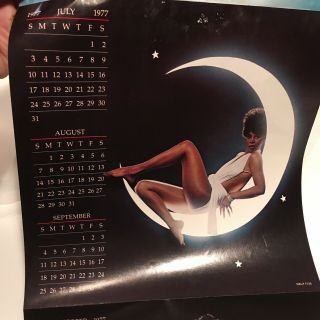 Vintage 1977 DONNA SUMMER Calendar 11 Inches x 44 Inches Poster LIMITED 3