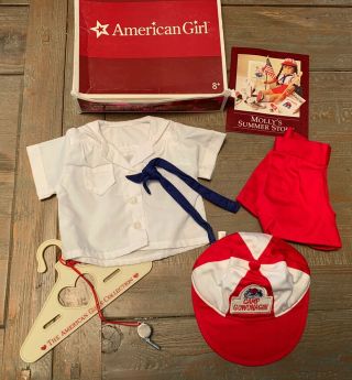 Molly American Girl Pleasant Company Camp Gowonagin Outfit Uniform Complete Euc