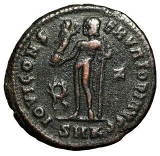 SCARCE PORTRAIT Roman Coin of Licinius I 