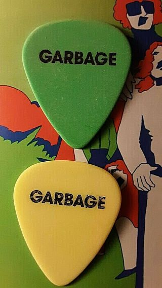 Garbage (2) Guitar Picks Steve Marker & Duke Erikson