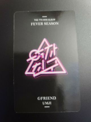 Umji Official Photocard GFriend The 7th Mini Album Fever Season Kpop 2