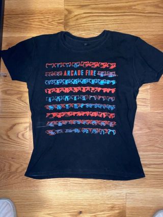 Arcade Fire Neon Bible Era Shirt Women’s Large