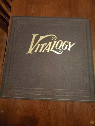 Pearl Jam Vitaology - Rare 1994 Promotional Album Flat Art Poster 12.  5 "