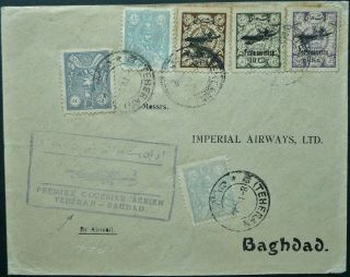 Middle East 8 Apr 1929 First Flight Imperial Airways Cover To Baghdad,  Iraq
