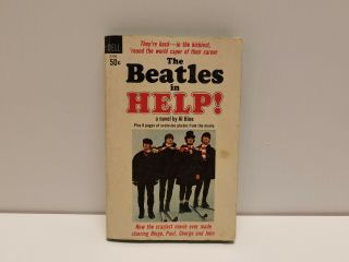 Vtg Book Movie Tie In The Beatles In Help By Al Hine Dell 1965 Paperback