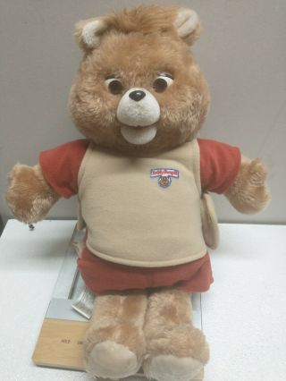 Very Cool Vintage 1985 Teddy Ruxpin With 1 Cassette Authentic