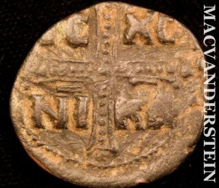 Byzantine: Michael VII AE Follis Class C 1034 - 1041 AD U8546 2