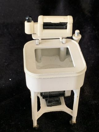 Vintage Metal Dollhouse Miniature “maytag” Washing Machine Missing Parts