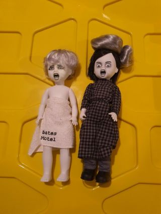 Living Dead Dolls Psycho Norman Bates Marion Set - Motel - Loose