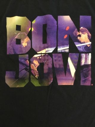 Bon Jovi Because We Can Tour 2013 Black T Shirt Size Adult Medium