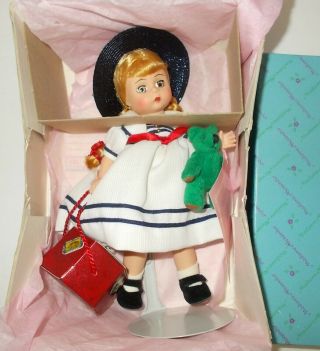 1993 Madame Alexander 8 " Doll " Bon Voyage Little Miss Magnin " Stand,  Box,  L/e