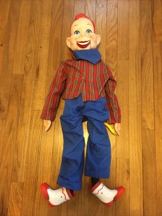 Vintage Howdy Doody 30 " Ventriloquist Doll Dummy Goldberger Dolls Collectible
