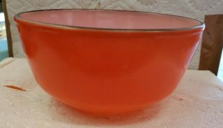 Vintage Fire King Mixing Bowl Red Primary Colors 6 Inch Anchor Hocking