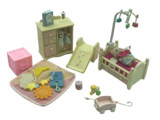 Calico Critters Sylvanian Families Deluxe Baby Nursery Set