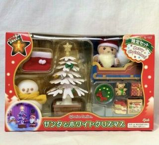 Epoch Sylvanian Families White Christmas With Santa Limited Japan Dhl