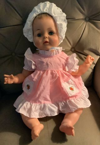 Vintage 18 Inch Snoozie Doll By Ideal Thumbelina Type Doll