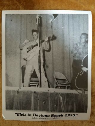 Rare Elvis Presley 8x10 Black/white Photo/picture Elvis In Daytona Beach 1955 5