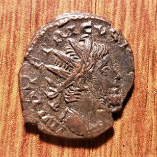 Tetricus I Ae Antoninianus Gallic Empire - Ancient Roman Coin 2