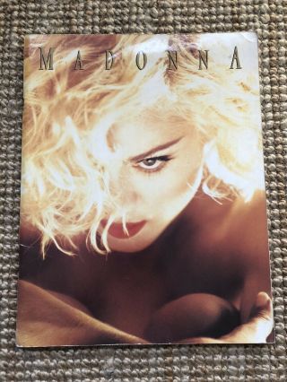 Madonna Blond Ambition Tour Programme 1990