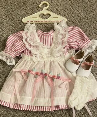 American Girl Pleasant Company Vintage Samantha Birthday Dress Outfit Historical