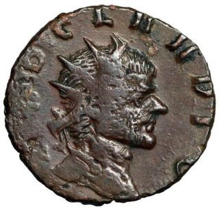 Hero Emperor Claudius Ii Gothicus Roman Coin " Radiate Portrait " With