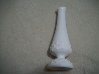 Fenton Hobnail Milk Glass 7 1/4” Bud Vase