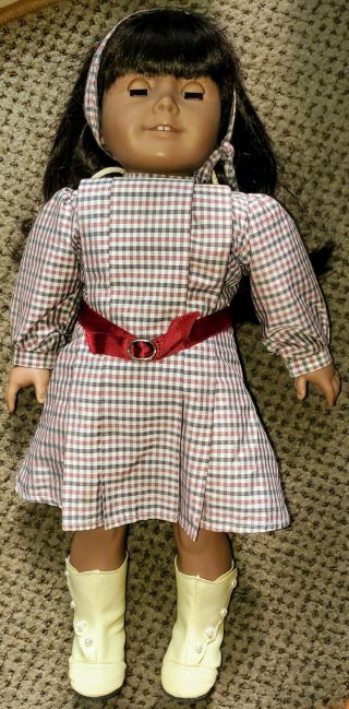 Vintage Pleasant Company Samantha American Girl Doll With Clothes And Extra