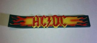 Ac/dc Acdc Lightning Bolt Fire Flames Logo Offic Lic.  Rock Shop Incense Burner