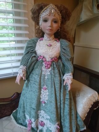 Patricia Loveless Theodora Camelot Princess Porcelain Doll & Box 26 "