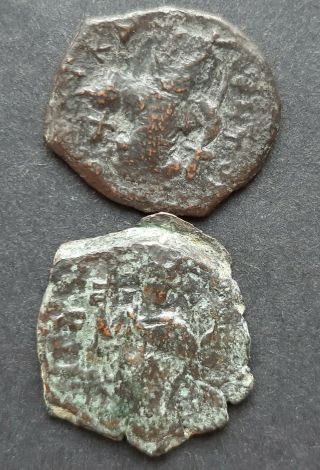 Byzantine Bronze Coins.  Heraclius (610 - 641)