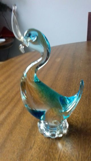 Murano Glass Comical Duck Figure