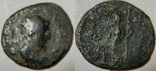 Tetricus I Ae Antoninianus,  19mm,  2.  0g.  Salvs Reverse.  Ric 127v
