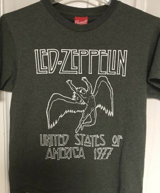 Bravado Vintage 2003 Myth Gem Led Zeppelin “usa 1977” T - Shirt,  Size L