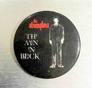 Vintage 1980’s Stranglers The Men In Black Button Badge 30mm