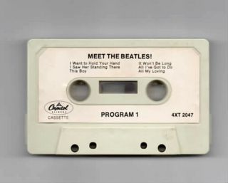 1964 - - " Meet The Beatles " - - Capitol Records Cassette - - Xlnt